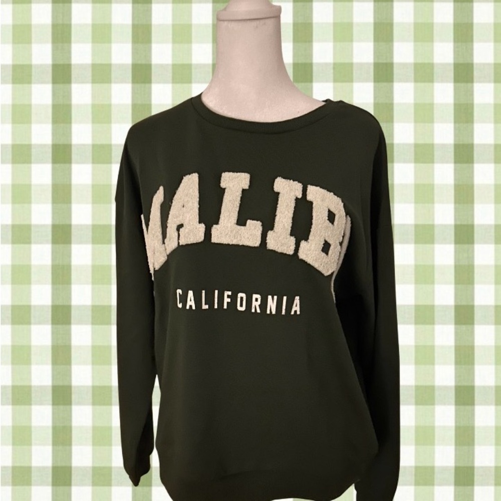 Francesca's Collections Olive Sweatshirt
